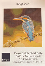 Load image into Gallery viewer, Habypro Cross Stitch Chart Only (Kingfisher)