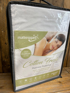 Cotton Fresh Fitted Bed Mattress Protector (Various Sizes)