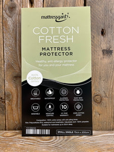 Cotton Fresh Fitted Bed Mattress Protector (Various Sizes)