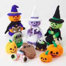 Load image into Gallery viewer, King Cole Halloween Knitting Pattern Book 3 Season of the Pumpkins