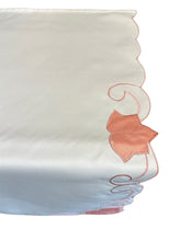 Load image into Gallery viewer, Single Chair Back with Embroidered Pink Leaf Design