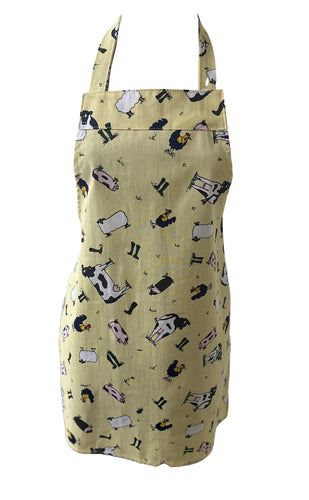 Farm Yard Animal Cotton Childrens Apron
