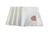 Load image into Gallery viewer, Embroidered Leaf Design Table Napkins 18&quot; x 18&quot; (3 Colours)