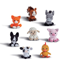 Load image into Gallery viewer, King Cole Itsy Bitsy Crochet Pattern Book A Day at the Farm by Jenny Davey