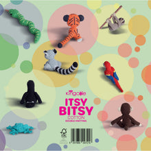 Load image into Gallery viewer, King Cole Itsy Bitsy Crochet Pattern Book A Day in the Jungle by Jenny Davey