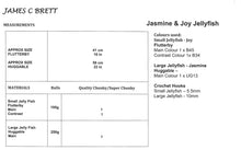 Load image into Gallery viewer, James Brett Chunky Crochet Pattern – Jasmine &amp; Joy Jellyfish Toy JB938