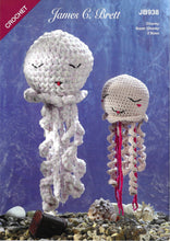 Load image into Gallery viewer, James Brett Chunky Crochet Pattern – Jasmine &amp; Joy Jellyfish Toy JB938