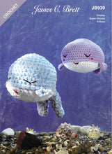 Load image into Gallery viewer, James Brett Chunky Crochet Pattern – Wendi &amp; Willow Whale Toy JB939