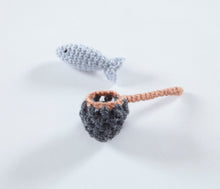 Load image into Gallery viewer, King Cole Joseph Bear Goes Fishing Story Book &amp; Crochet Pattern Booklet