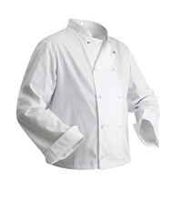 Load image into Gallery viewer, 100% Cotton Long Sleeved Chefs Jacket with Press Studs 46" - 50" (White)