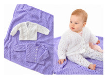 Load image into Gallery viewer, King Cole DK Knitting Pattern - Baby Cardigans &amp; Blanket (6013)