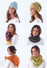 Load image into Gallery viewer, King Cole Knitting &amp; Crochet Pattern 4Ply Women’s Accessories 6347