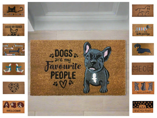 Kentwell Printed Animal Design Coir Mat 70cm x 40cm (13 Designs)