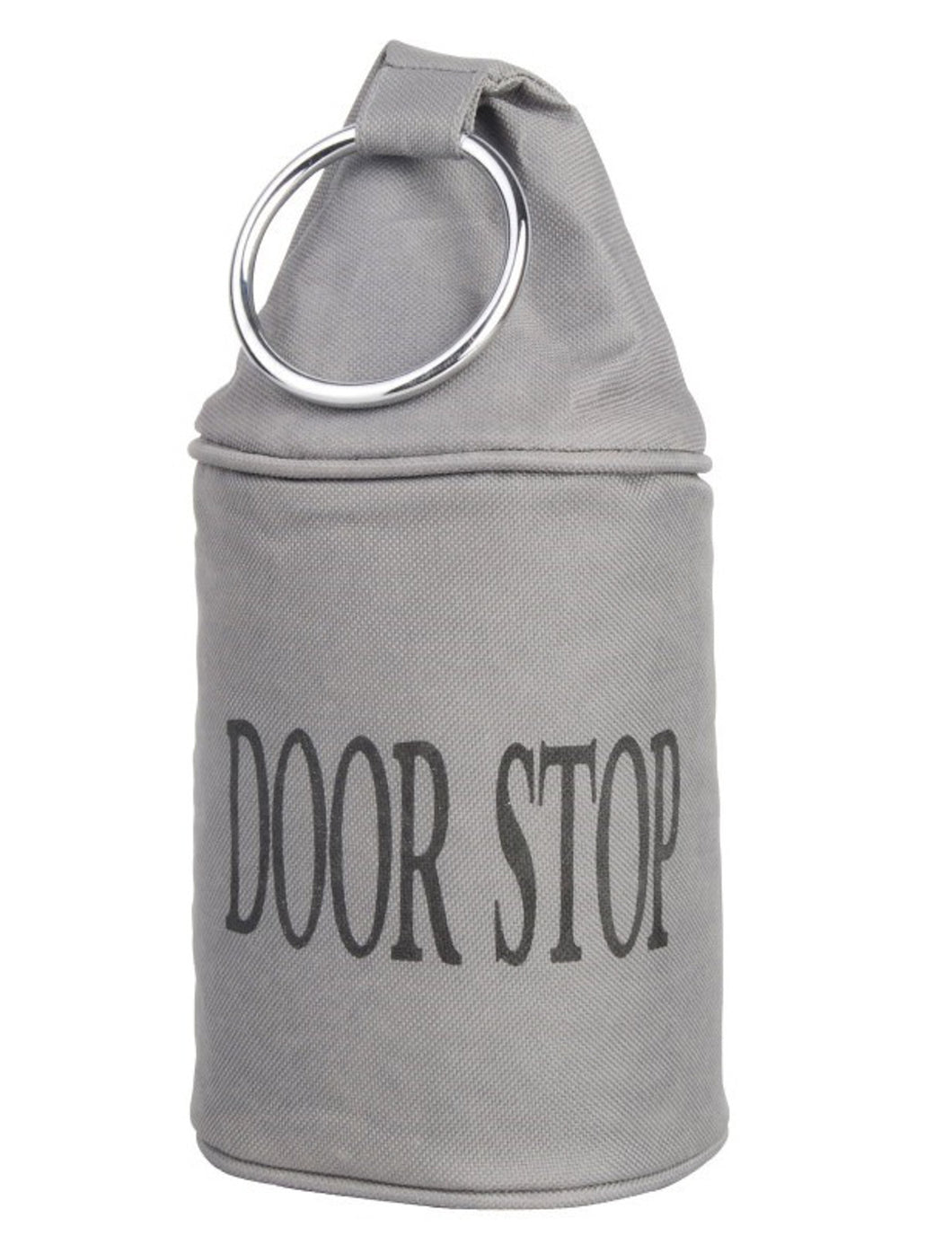 Fabric Door Stop with Metal Ring (Various Colours)