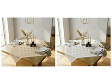 Load image into Gallery viewer, Crochet Lace Tablecloth 91cm x 91cm 100% Cotton Traditional Table Topper (White or Natural)