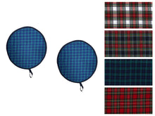 Load image into Gallery viewer, Made To Order Tartan AGA Hob Covers with Cotton Base 13.5" (4 Styles)