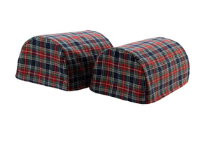 Tartan Pair of Arm Caps or Chair Back (3 Colours)