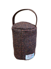 Load image into Gallery viewer, Harris Tweed 100% Pure New Wool Doorstop Cover with Leather Handle