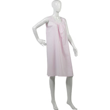Load image into Gallery viewer, Slenderella Ladies Striped Cotton Nightdress (Blue or Pink)