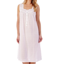Load image into Gallery viewer, Slenderella Ladies Sleeveless Circular Dobby Dot Cotton Nightie (3 Colours)