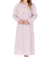 Load image into Gallery viewer, Slenderella Ditsy Floral Jersey Long Sleeve Nightie (3 Colours)