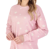 Load image into Gallery viewer, Slenderella Star Print Jersey Long Sleeve Nightie (2 Colours)