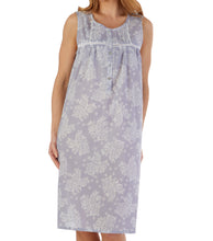Load image into Gallery viewer, Slenderella Modern Floral Print Sleeveless Nightie (3 Colours)