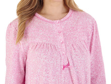 Load image into Gallery viewer, Slenderella Long Sleeve Ditsy Floral Nightie with Pintuck Detail (3 Colours)