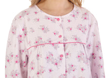 Load image into Gallery viewer, Slenderella Floral Long Sleeve Flannel Cotton Nightdress (3 Colours)