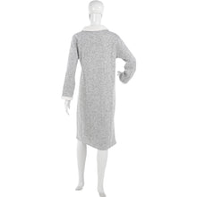 Load image into Gallery viewer, Slenderella Ladies Scottie Dog Fleece Nightdress (Charcoal or Light Grey)
