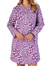 Load image into Gallery viewer, Slenderella Ladies Floral Brushed Cotton Nightshirt (3 Colours)