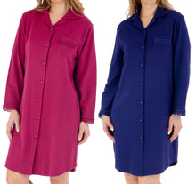Load image into Gallery viewer, Slenderella Ladies Plain Cotton Interlock Jersey Nightshirt (2 Colours)