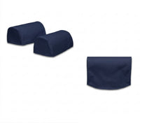 Load image into Gallery viewer, 100% Cotton Navy Arm Caps or Chair Backs