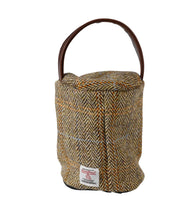 Load image into Gallery viewer, Harris Tweed Doorstop Cover with Leather Handle