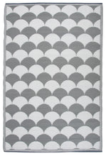 Load image into Gallery viewer, Outdoor Garden Rug Reversible &amp; Waterproof Scallop Design (121cm x 180cm)