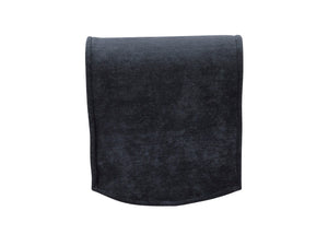 Chenille Velvet Round Arm Caps or Chair Backs (Various Colours)