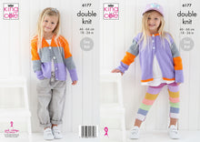 Load image into Gallery viewer, King Cole Double Knitting Pattern 6177 Kids Cardigans
