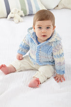 Load image into Gallery viewer, King Cole Knitting Pattern Cosy Aran Hat &amp; Cardigans 6178