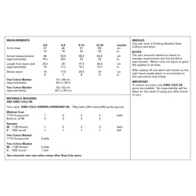 Load image into Gallery viewer, King Cole Double Knitting Pattern 6183 Kids Matinee Coat, Sweater &amp; Blanket