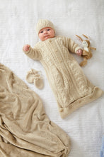 Load image into Gallery viewer, King Cole Double Knitting Pattern - Baby Mittens, Sweater Sleeping Bag &amp; Hat 6214