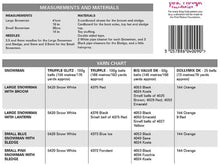 Load image into Gallery viewer, King Cole Knitting Pattern Christmas Seasonal Snowmen 9182