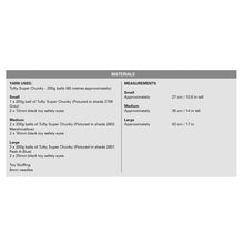 Load image into Gallery viewer, King Cole Super Chunky Knitting Pattern - Elephant Toys 9186