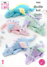 Load image into Gallery viewer, King Cole Knitting Pattern Sleeping Dragon Toys 9203