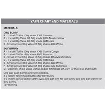 Load image into Gallery viewer, King Cole Truffle Knitting Pattern Bunny Rabbit Toys (9226)