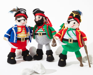 King Cole Pirate Pals Knitting Booklet Pirates & Mermaids By Carol Connelly