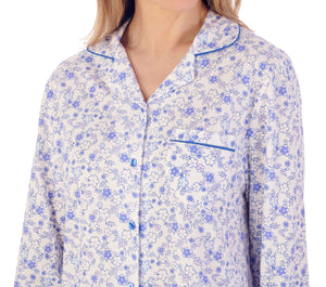 Slenderella Ladies Ditsy Floral Jersey Pyjamas (3 Colours)