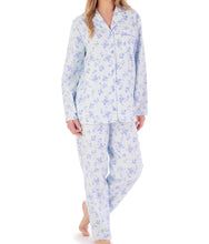 Load image into Gallery viewer, Slenderella Ladies Brushed Cotton Floral Tailored Pyjamas (3 Colours)