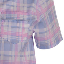 Load image into Gallery viewer, Slenderella Ladies Tartan Pyjamas - Button Top &amp; Trouser Bottoms (Blue or Pink)
