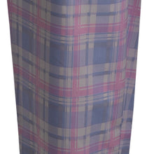 Load image into Gallery viewer, Slenderella Ladies Tartan Pyjamas - Button Top &amp; Trouser Bottoms (Blue or Pink)