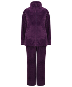 Slenderella Pyjamas - Bed Jacket & Lounge Pants Set (4 Colours)